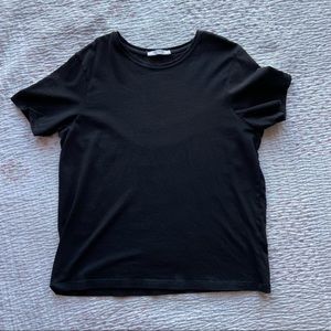 zara black tshirt
